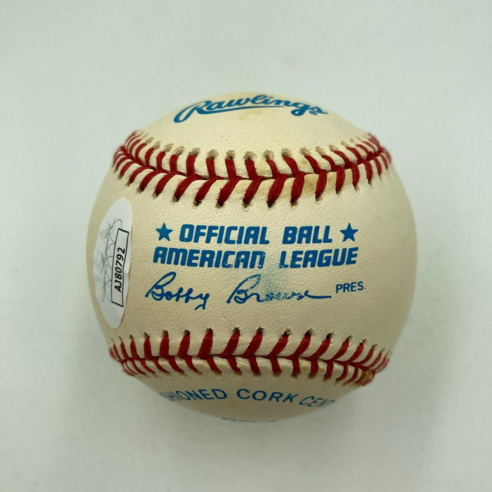 Rick Ferrell Full Name HOF 1984 Signed Inscribed American League Baseball JSA