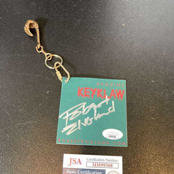 Robert Englund Signed Keyklaw Horror Skeleton Keychain JSA Nightmare on Elm St