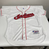 Bob Feller Signed Heavily Inscribed STATS Cleveland Indians Russell Jersey PSA