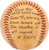 Ron Cey Home Run Signed 1978 World Series Game Used Baseball Dodgers PSA