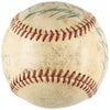 1953 Mickey Mantle Ted Williams Roy Campanella Greenberg HOF Signed Baseball JSA