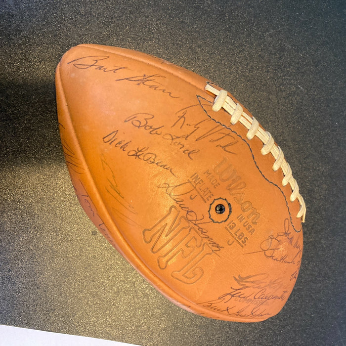 1977 Green Bay Packers Team Signed NFL Football 51 Sigs With Bart Starr JSA COA