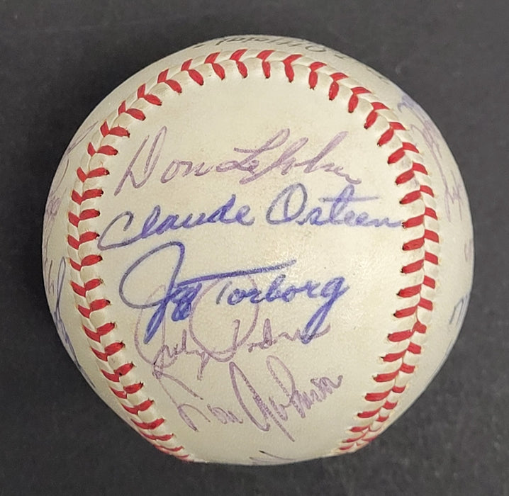 1965 Los Angeles Dodgers World Series Champs Team Signed Baseball JSA COA