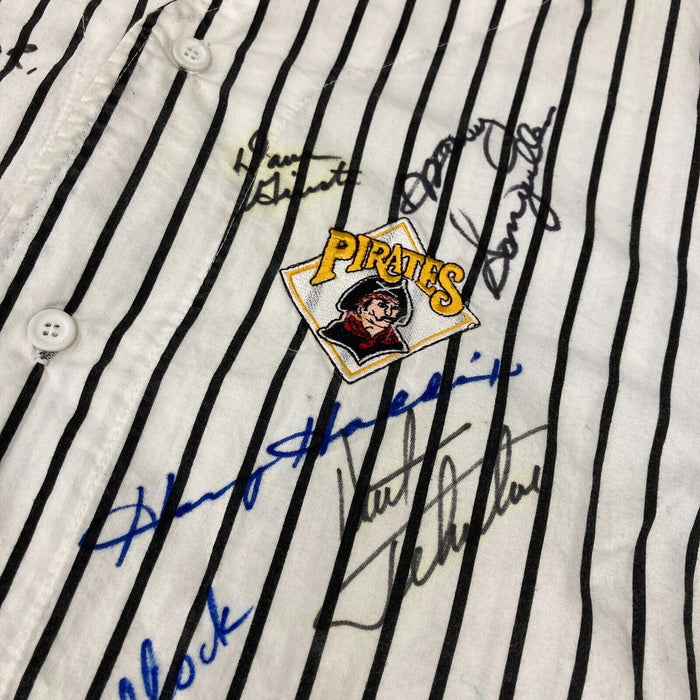 Pittsburgh Pirates Legends Signed Jersey Willie Stargell Harvey Haddix JSA COA