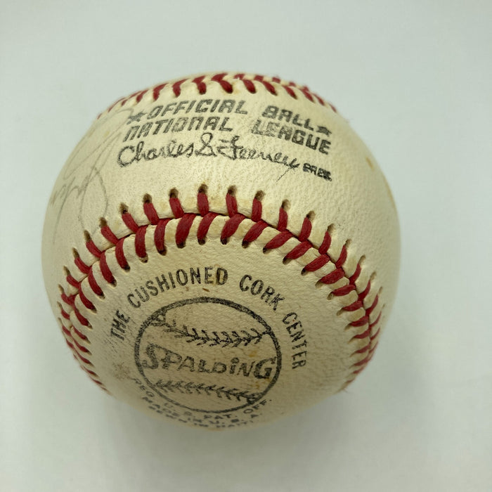 John Cappelletti Signed National League Baseball Heisman Trophy Winner JSA