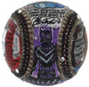 Chadwick Boseman Signed Charles Fazzino Jackie Robinson Pop Art Baseball PSA DNA