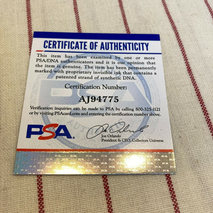 Mike Schmidt Signed Authentic Philadelphia Phillies Jersey With PSA DNA COA