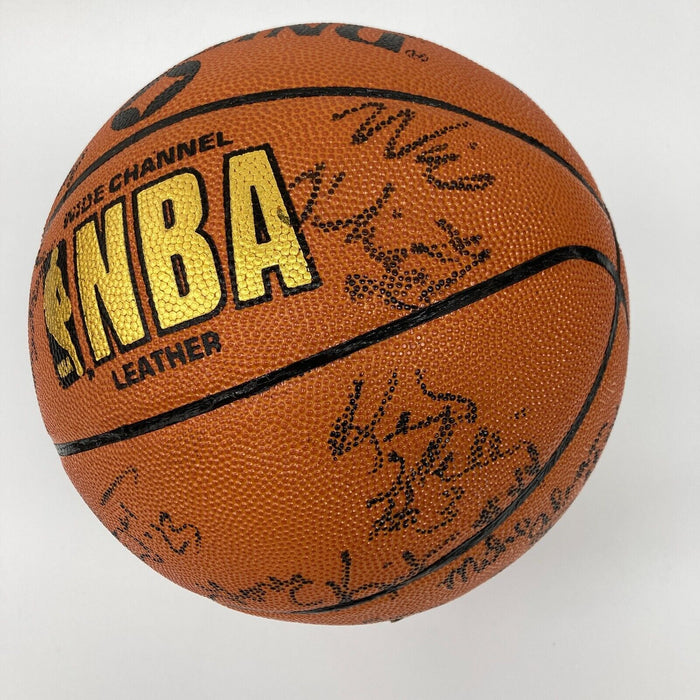 1985-86 Louisville Cardinals NCAA Champs Team Signed Basketball JSA COA