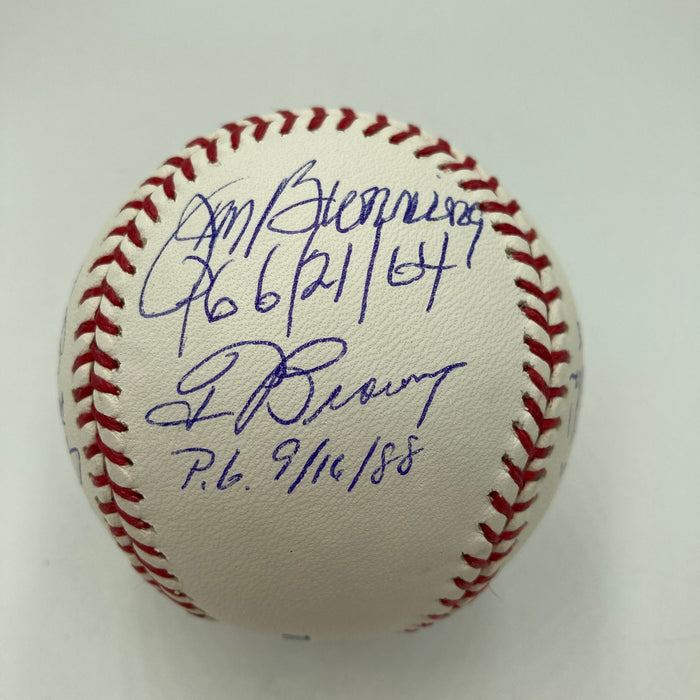 Sandy Koufax Perfect Game Pitchers Signed Baseball With Inscriptions JSA COA