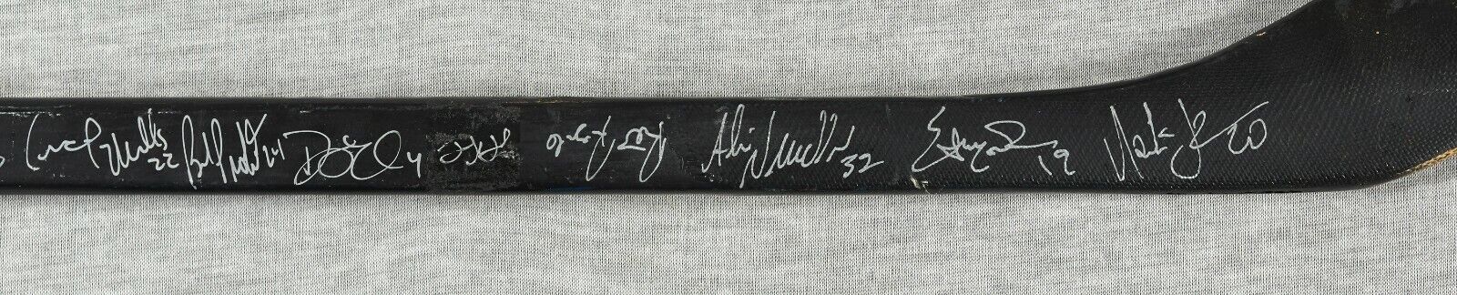 1998-99 Chicago Blackhawks Team Signed Krivokrasov Game Used Hockey Stick BAS