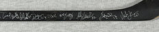 1998-99 Chicago Blackhawks Team Signed Krivokrasov Game Used Hockey Stick BAS