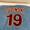 Greg Luzinski 1977 Signed Game Used Philadelphia Phillies Jersey MEARS A9