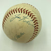 1960's Cincinnati Reds & NBC Broadcasters Signed Baseball 7 Signatures JSA COA