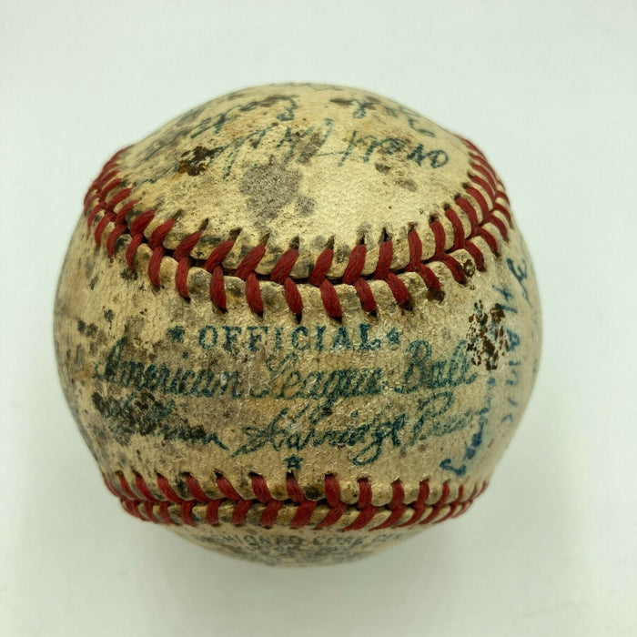 1945 Detroit Tigers World Series Champs Team Signed Baseball PSA DNA COA