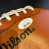 1987 Green Bay Packers Team Signed Wilson NFL Game Football JSA COA