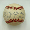 Mickey Mantle "MVP 1956 1957 1962" Signed Inscribed American League Baseball PSA