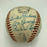 1970's Old Timers Day HOF Multi Signed Baseball Stan Musial Casey Stengel JSA