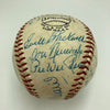 1970's Old Timers Day HOF Multi Signed Baseball Stan Musial Casey Stengel JSA