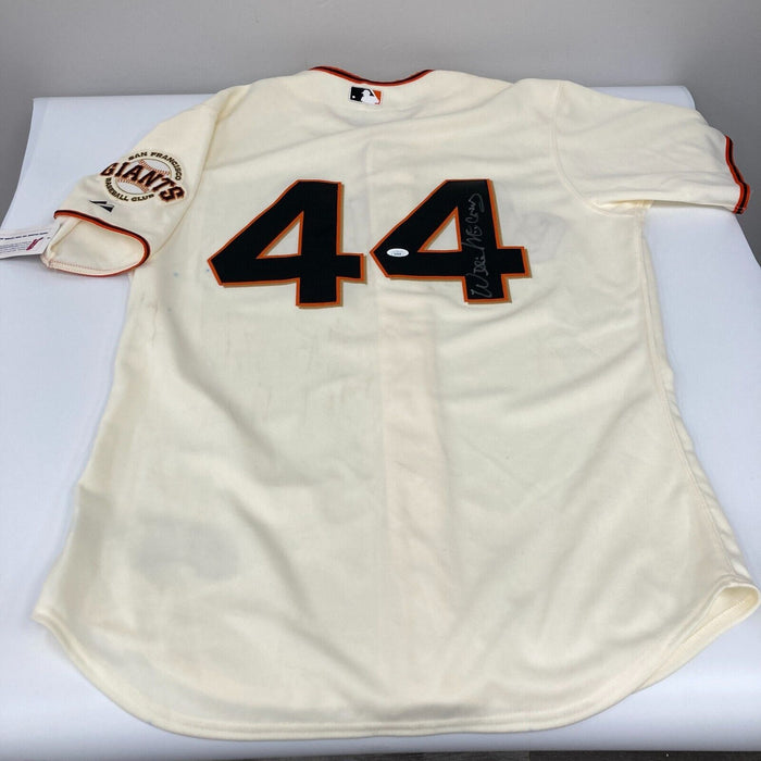 Willie Mccovey Signed San Francisco Giants Authentic Majestic Jersey JSA COA