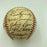 Nice 1953 Boston Red Sox Team Signed American League Harridge Baseball JSA COA