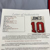 Chipper Jones Signed 2012 Final Season Game Used Atlanta Braves Jersey JSA COA