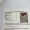 1992 Minnesota Twins Team Signed Game Issued Jersey 29 Sigs Kirby Puckett JSA