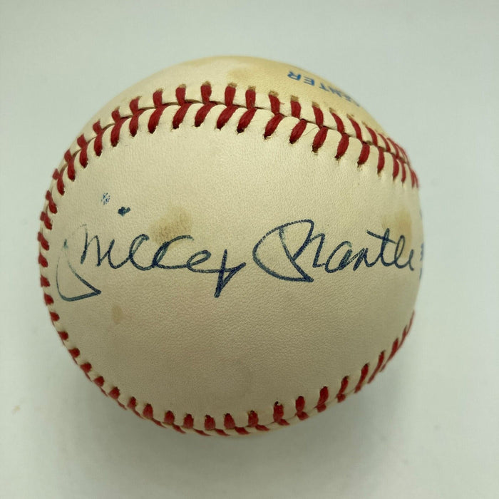 Mickey Mantle & Roger Maris Signed Autographed Baseball With JSA COA