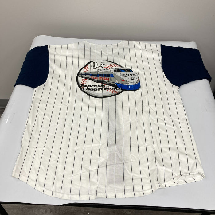 Nolan Ryan "HOF 7/25/1995" Signed Express to Cooperstown Jersey JSA COA 28/99