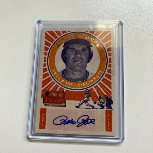 2014 Panini Pete Rose #25/25 Boys Of Summer Signed Baseball Card Auto