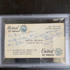 Steve Myhra Signed Original 1950's Personal Business Card PSA DNA NFL Colts