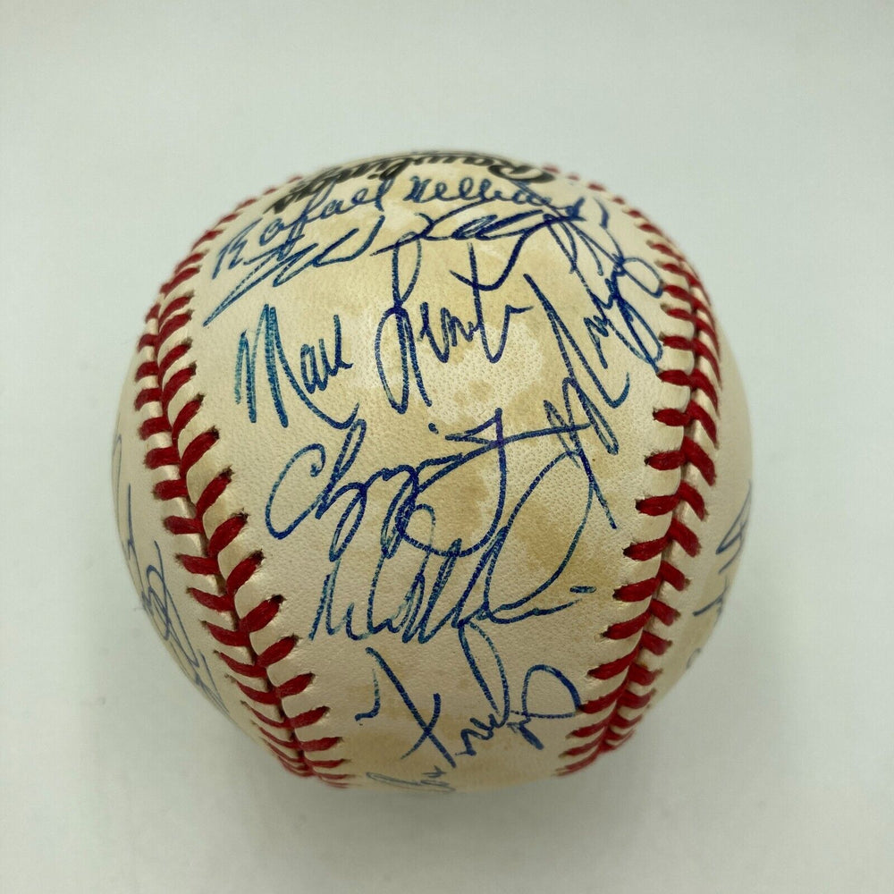 1995 Atlanta Braves World Series Champs Team Signed National League Baseball JSA