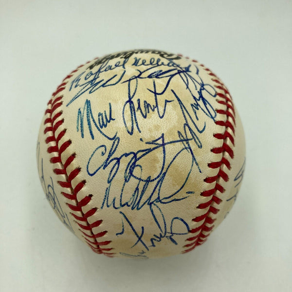 1995 Atlanta Braves World Series Champs Team Signed National League Baseball JSA