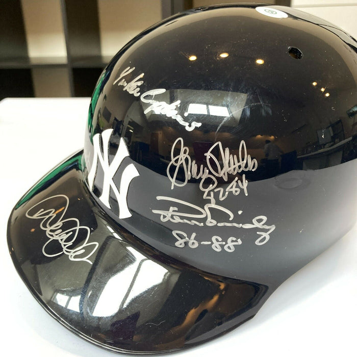 Beautiful Derek Jeter New York Yankees Captains Signed Game Helmet Steiner & MLB