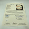 Vintage Hank Aaron Single Signed 1970's Braves Baseball JSA COA