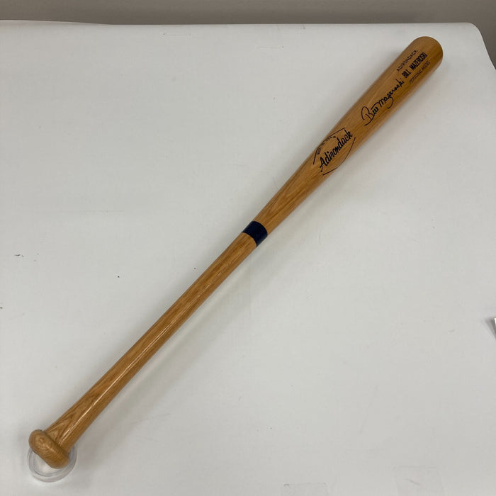 Bill Mazeroski Signed Adirondack Game Model Baseball Bat JSA COA