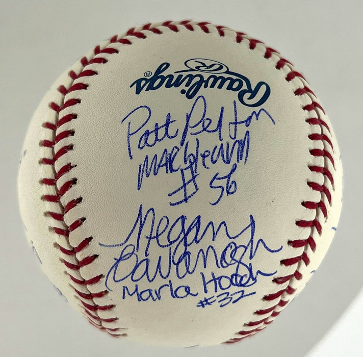 Tom Hanks A League of Their Own Cast Signed Baseball 15 Sigs JSA Certified
