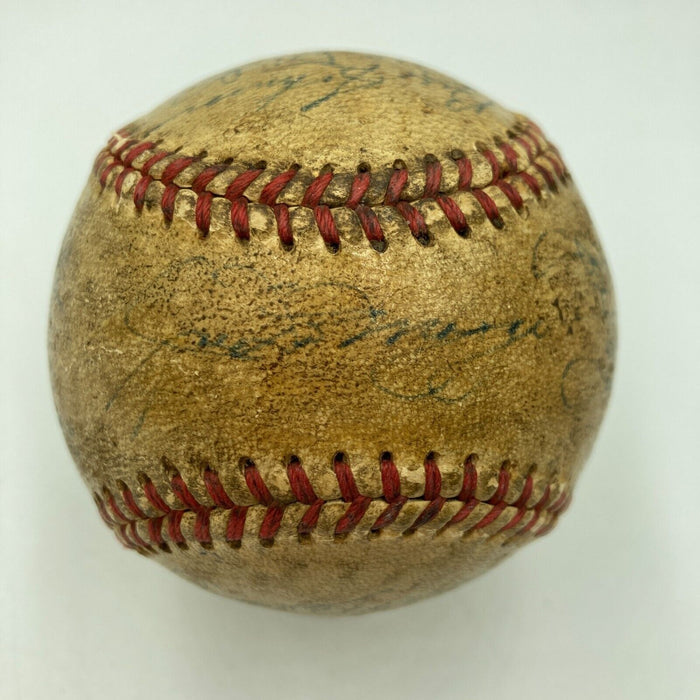 1950 New York Yankees World Series Champs Team Signed AL Baseball JSA COA