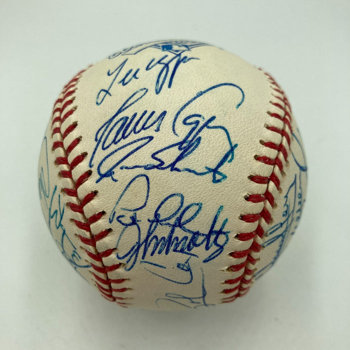 1995 Atlanta Braves World Series Champs Team Signed W.S. Baseball Beckett COA