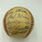 1958 New York Yankees World Series Champs Team Signed Baseball JSA COA