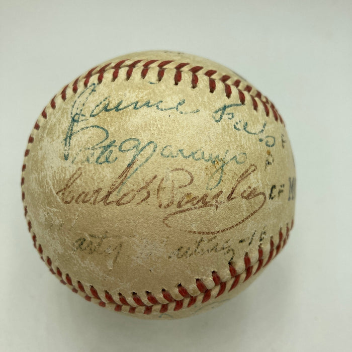 1953 Decatur Commodores Minor League Champions Team Signed Baseball JSA COA RARE