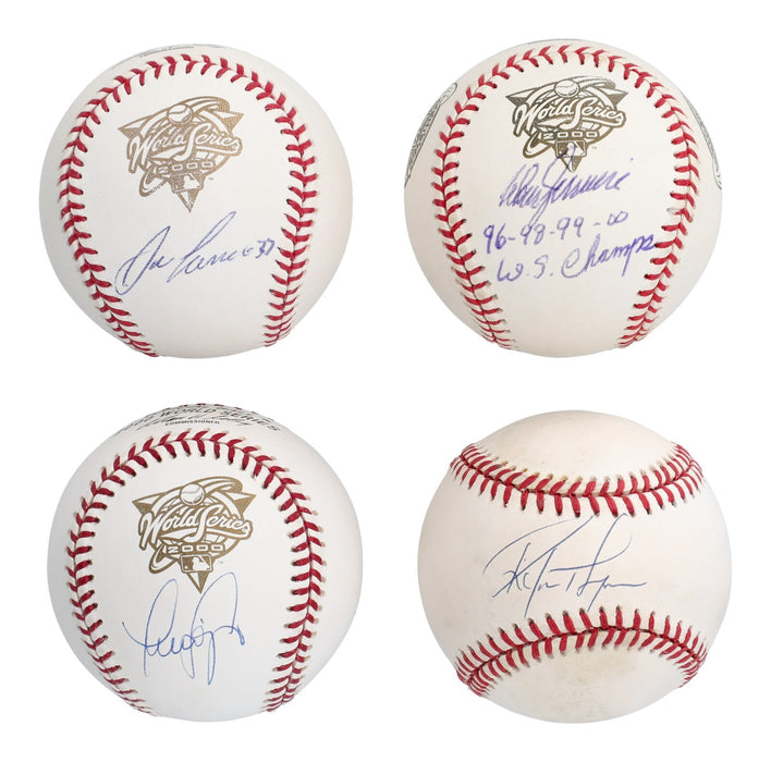 2000 New York Yankees WS Champs Team Signed Baseball Collection 60 Balls JSA COA