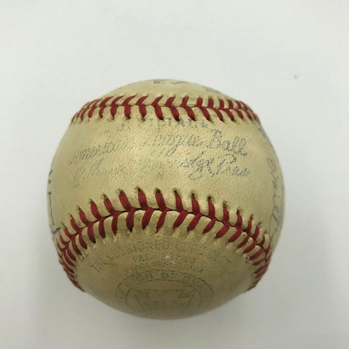 The Finest 1944 Boston Red Sox Team Signed American League Baseball JSA COA