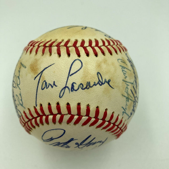 1977 Los Angeles Dodgers National League Champions Team Signed Baseball JSA COA