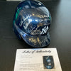 1998 NY Yankees W.S. Champs Team Signed Helmet Derek Jeter Mariano Rivera JSA