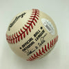 Nice Hank Aaron Signed Official National League Baseball JSA COA