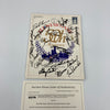 1983 All Star Star Game Signed Program Gary Carter Fernando Valenzuela JSA COA