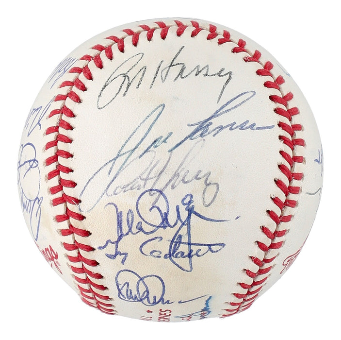1988 Oakland Athletics A's AL Champs Team Signed World Series Baseball JSA COA