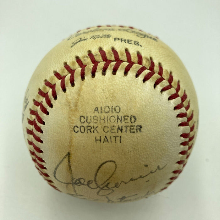 1982 Baseball Hall Of Fame Veterans Committee Signed Baseball With Stan Musial