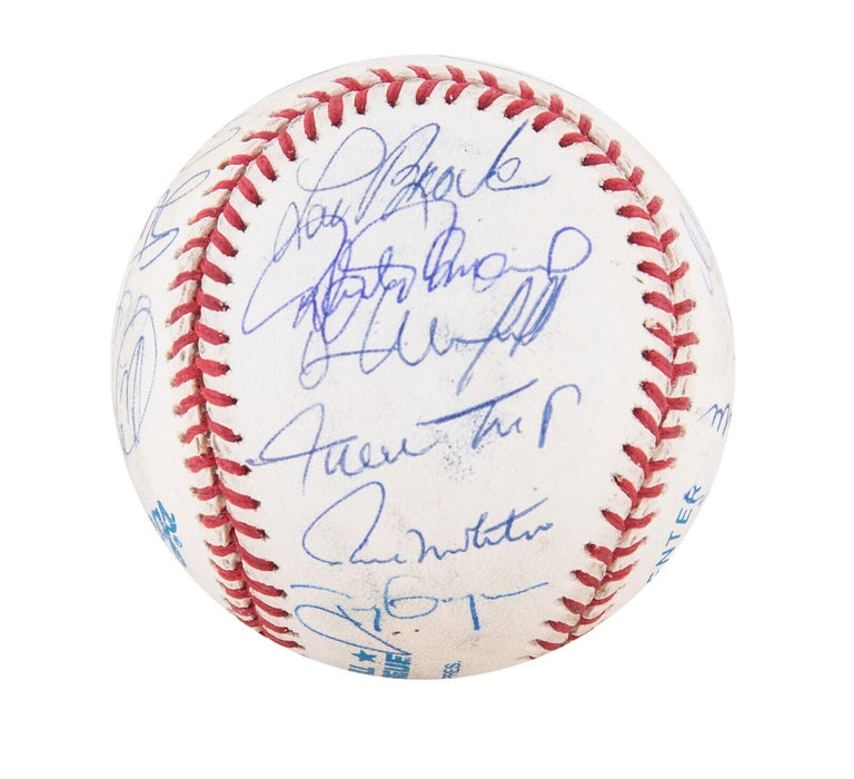 The Finest 3,000 Hit Club Signed Baseball 22 Sigs Derek Jeter Willie Mays JSA