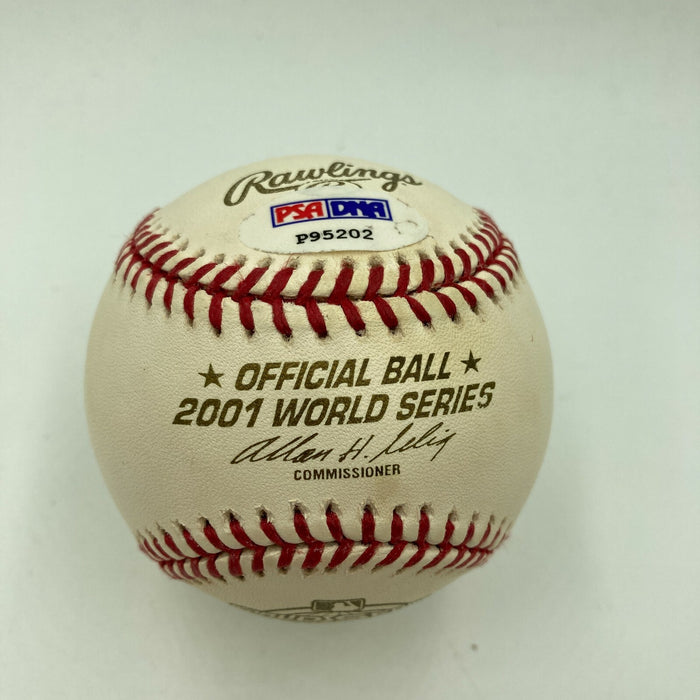 Rare Morgan Freeman Signed 2001 World Series Baseball PSA DNA COA Movie Star